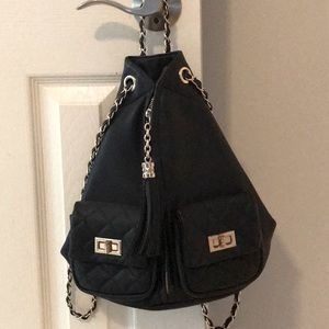 Forever 21 Black with Gold accents Backpack